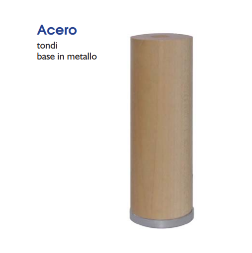 Piede Tondo Per Rete Letto - Acciaio Nero Con Filettatura M10, 6x25 Cm - Foto 3