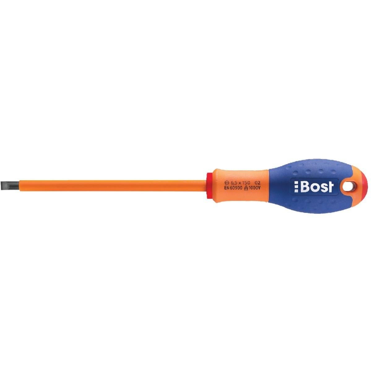 Draper Expert Cacciavite A Testa Piatta 5,5 X 150 Mm – Lama In Acciaio Cromo-Vanadio, Impugnatura Morbida