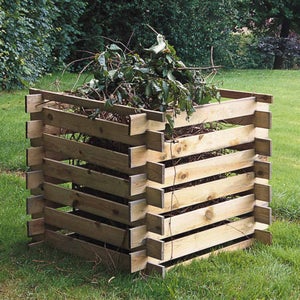 Bac de compostage en bois 360L