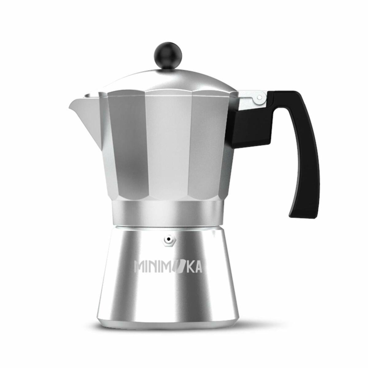 Cafetera Italiana Taurus Kcp9009 9T Mini Moka Plateado Aluminio (9 Tazas)