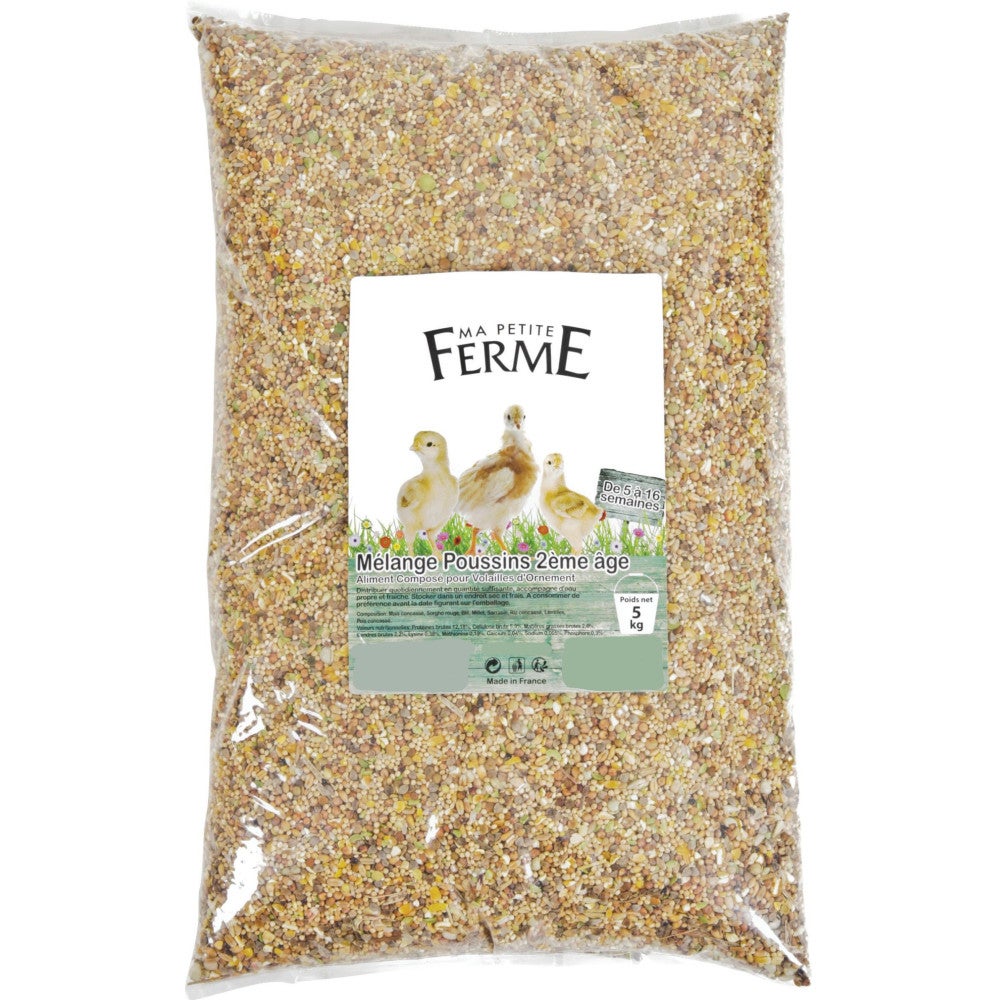 Mélange de graines sac 5kg pour oiseaux de jardin animallparadise