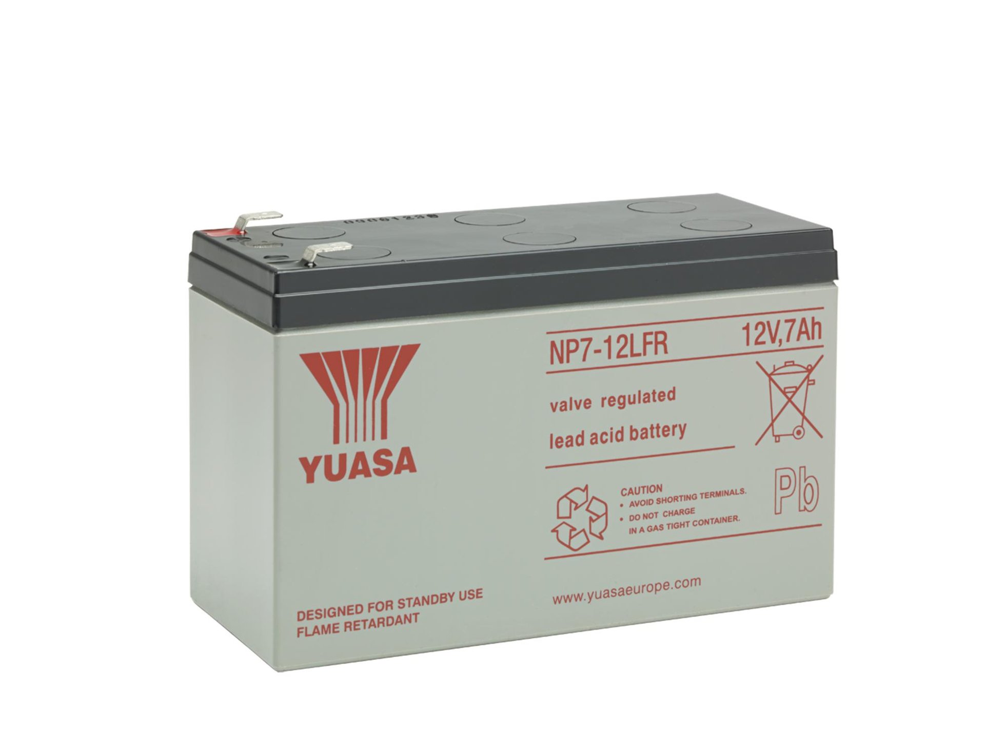 Batterie Plomb Yuasa 12v 7ah Np7_12fr Leroy Merlin