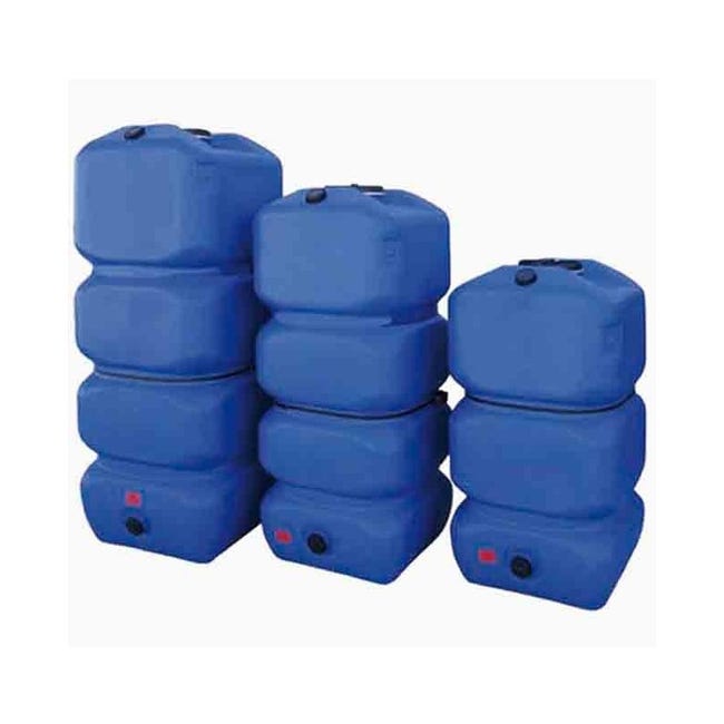 Depósito exterior polietileno de alta densidad azul 750 litros