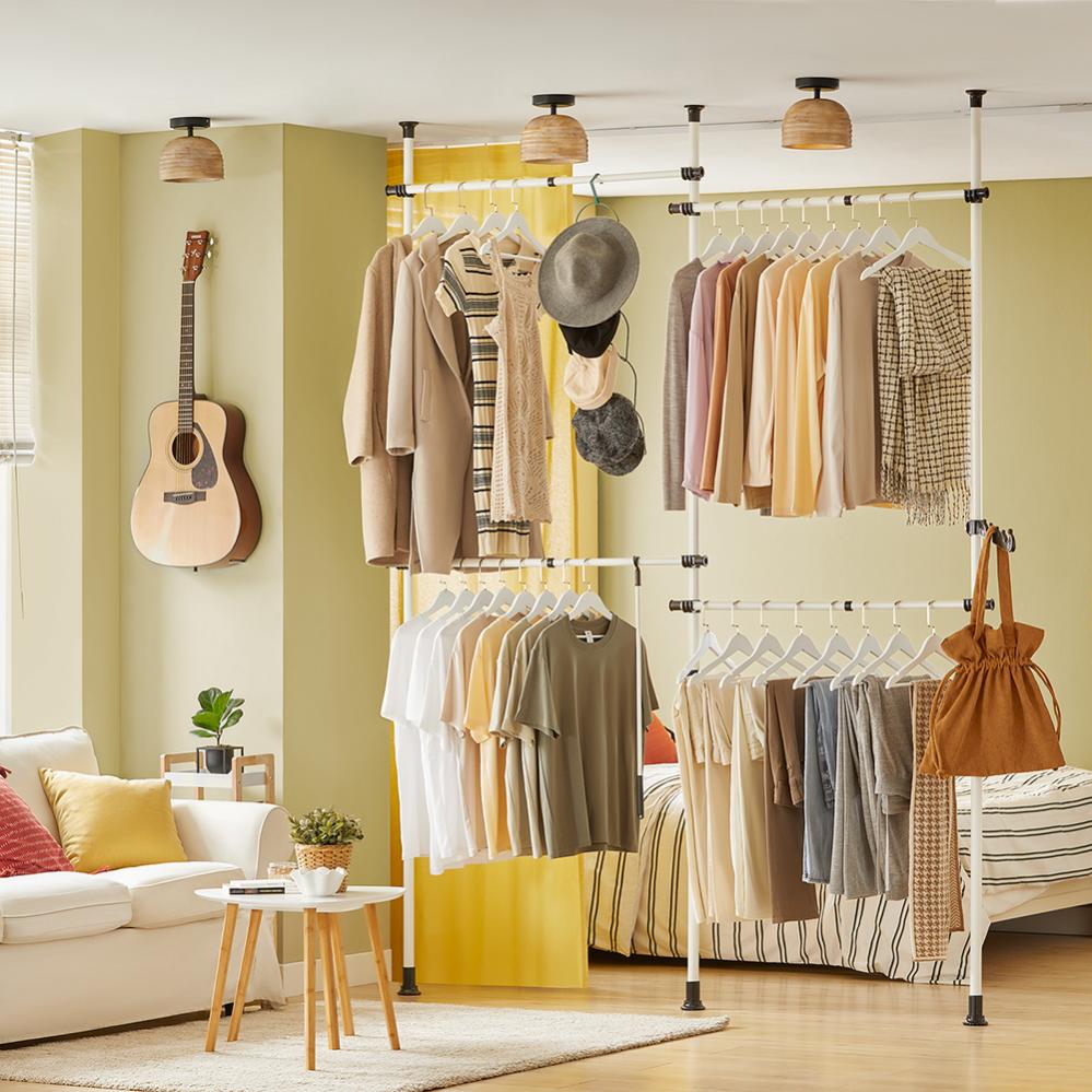 Perchero Ajustable Perchero Con Ropa Perchero De Ropa Telescópico