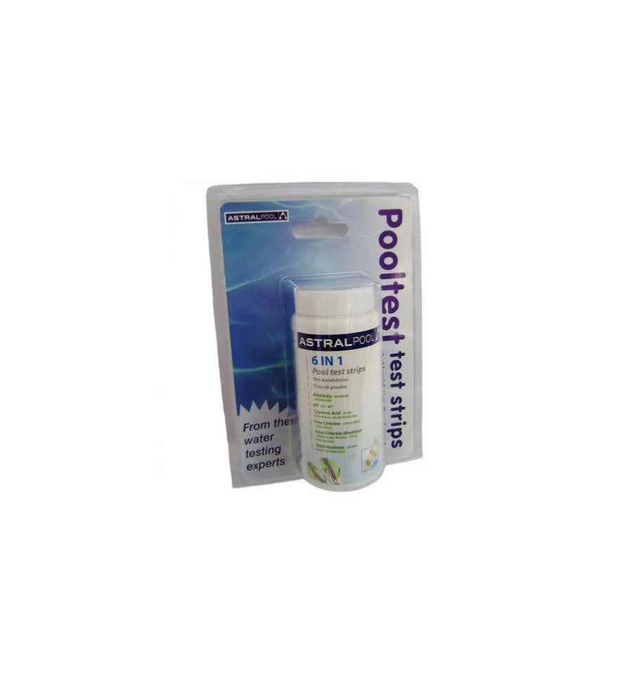 Tiritas De Prueba Astralpool 6 En 1