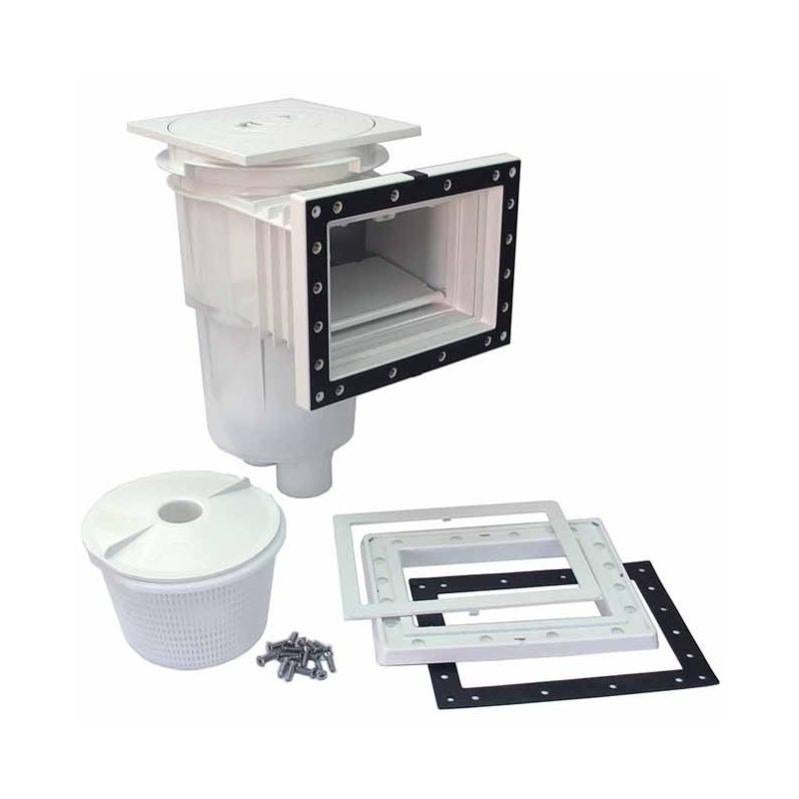 Skimmer de 17,5 litres avec bouche standard et couvercle carré pour