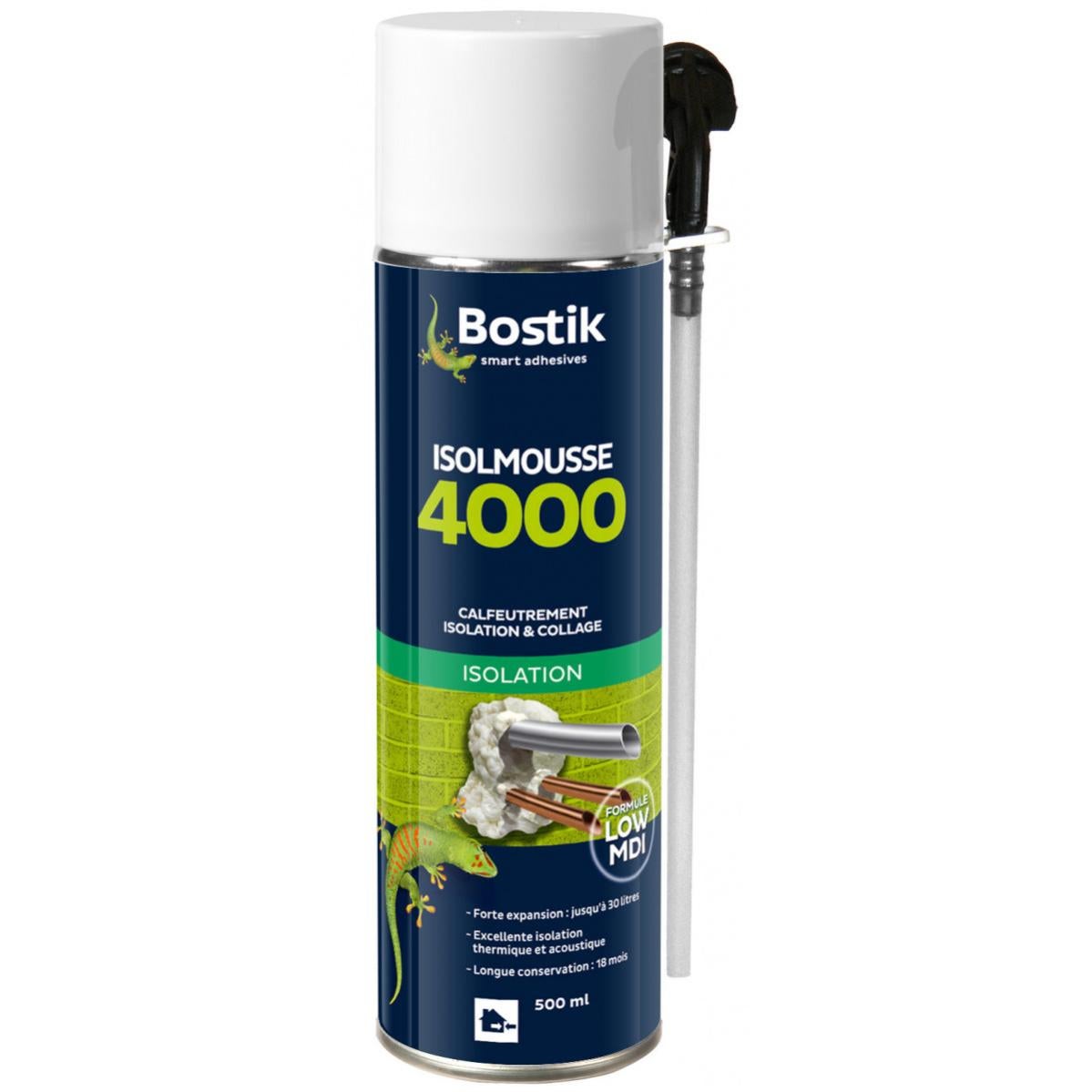 Mousse expansive isolmousse 4000 aérosol 500 ml Leroy Merlin