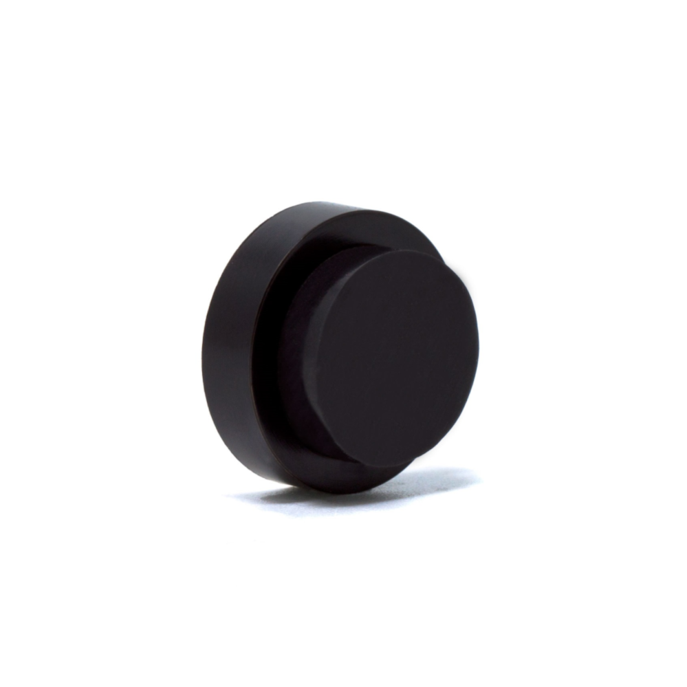 2 Fermaporta Da Parete Con Viti Nascoste - Protezione Per Maniglie Porta - Foto 11