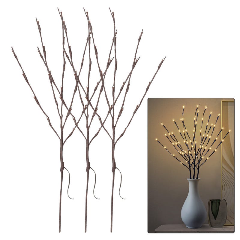 Lampadaire LED, branches lumineuses 