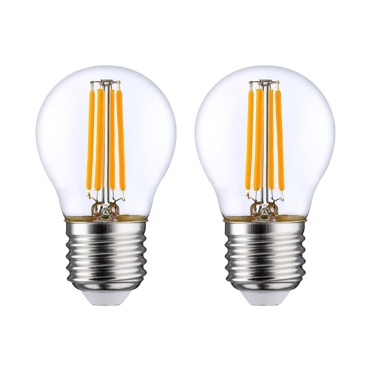 OSRAM-E27 Lampadina LED a filamento sferico Ø4,5cm 2700K 4W = 40W 470 Lumen