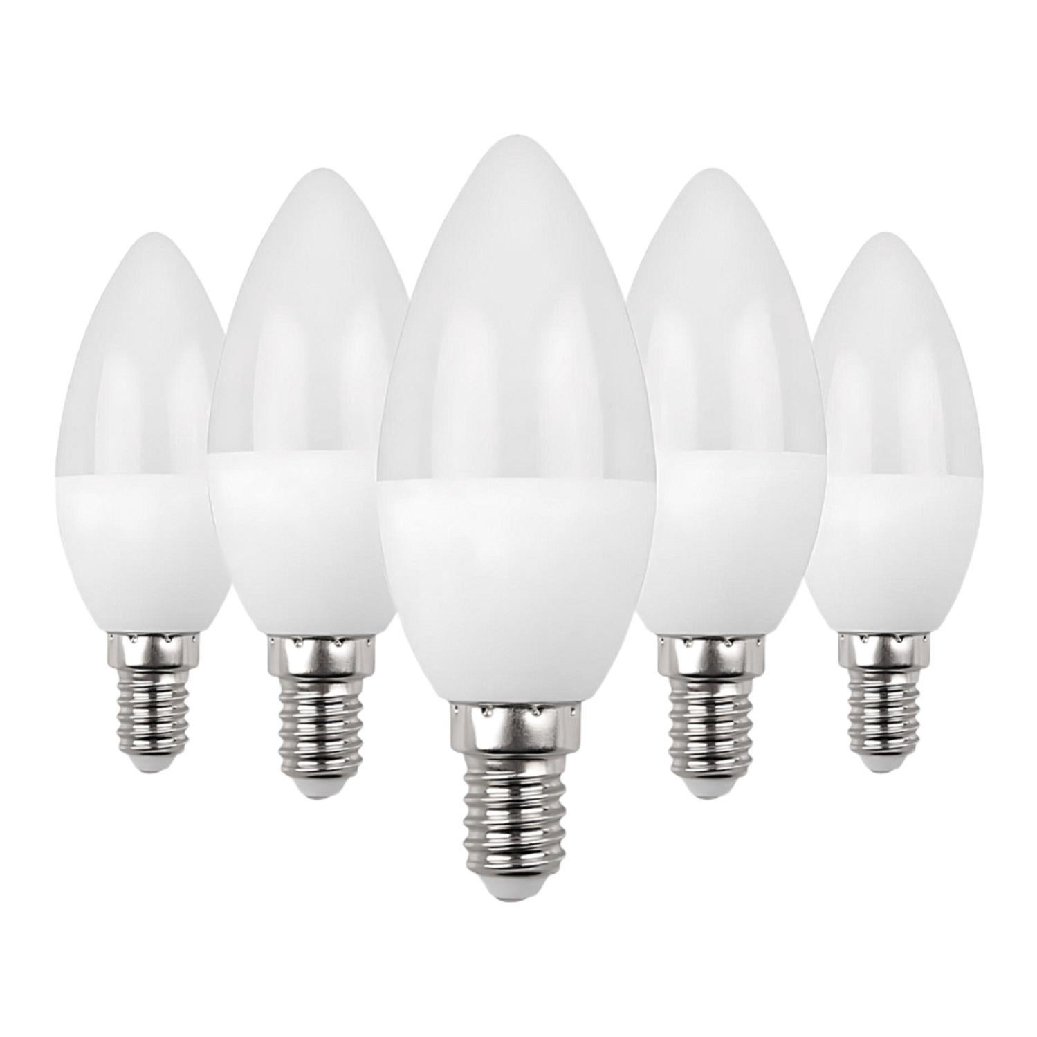 LED LAMPADINA 5.5W E14 C37 CANDELA 4000K CRI95