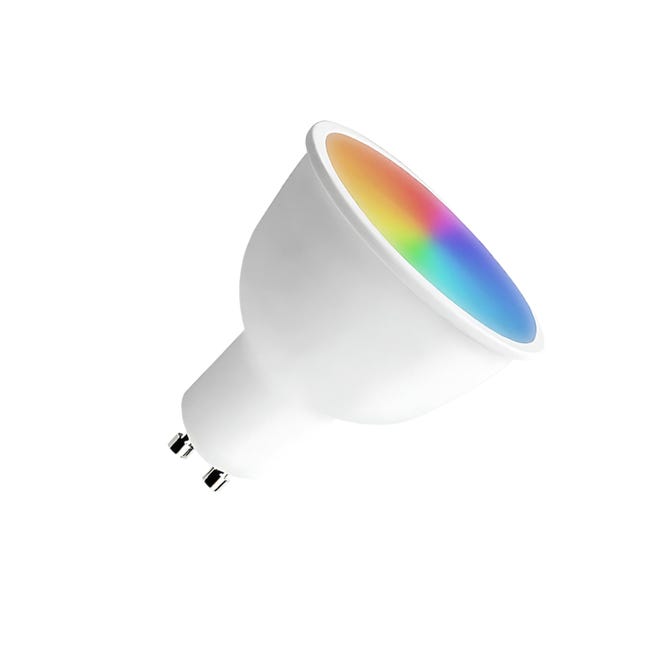 Bombilla LED Spotlight GU10 6W Equi.40W 470lm RGB con Mando a