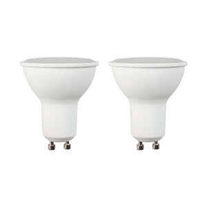 Confezione 2 faretti LED GU10 6W Equi.50W 540lm 4000K 25000H 7hSevenOn  Lampade LED Premium