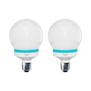 Confezione 3 lampadine CFL a risparmio energetico 2U E27 11W 528lm 7hSevenOn