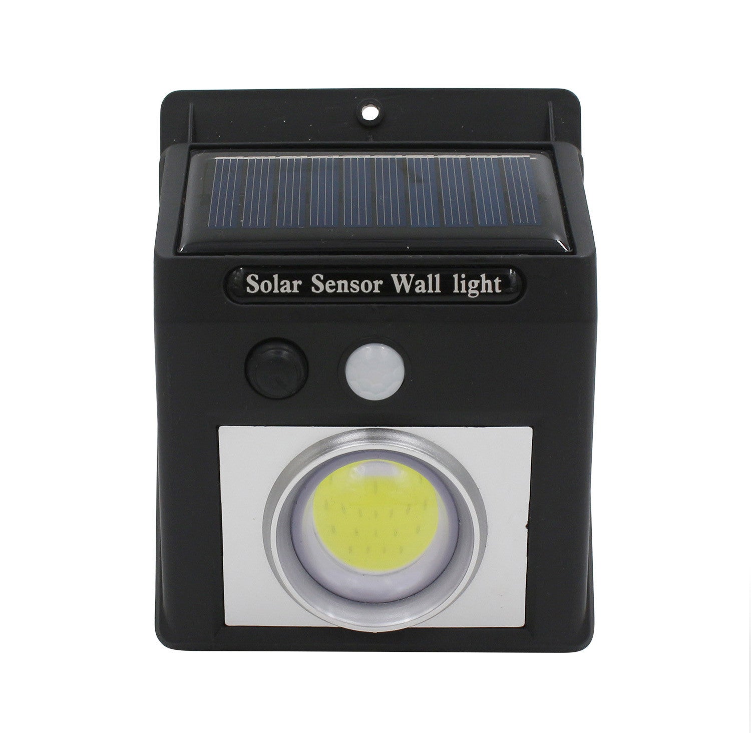 Aplique De Pared Solar Led Con Sensor Crepuscular Y Movimiento Negro 7500k 20000h 7hsevenon 4082