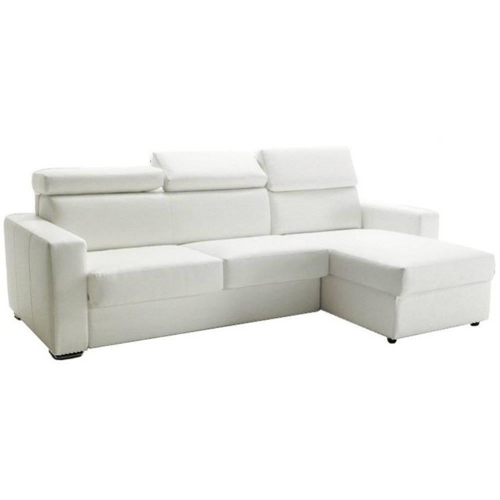 Canapé d'angle réversible EXPRESS SIDNEY DELUXE 160cm coffre têtières