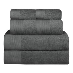 Set de 3 toallas de algodón 600 gr disponible en varias medidas en color  salmón Luxury