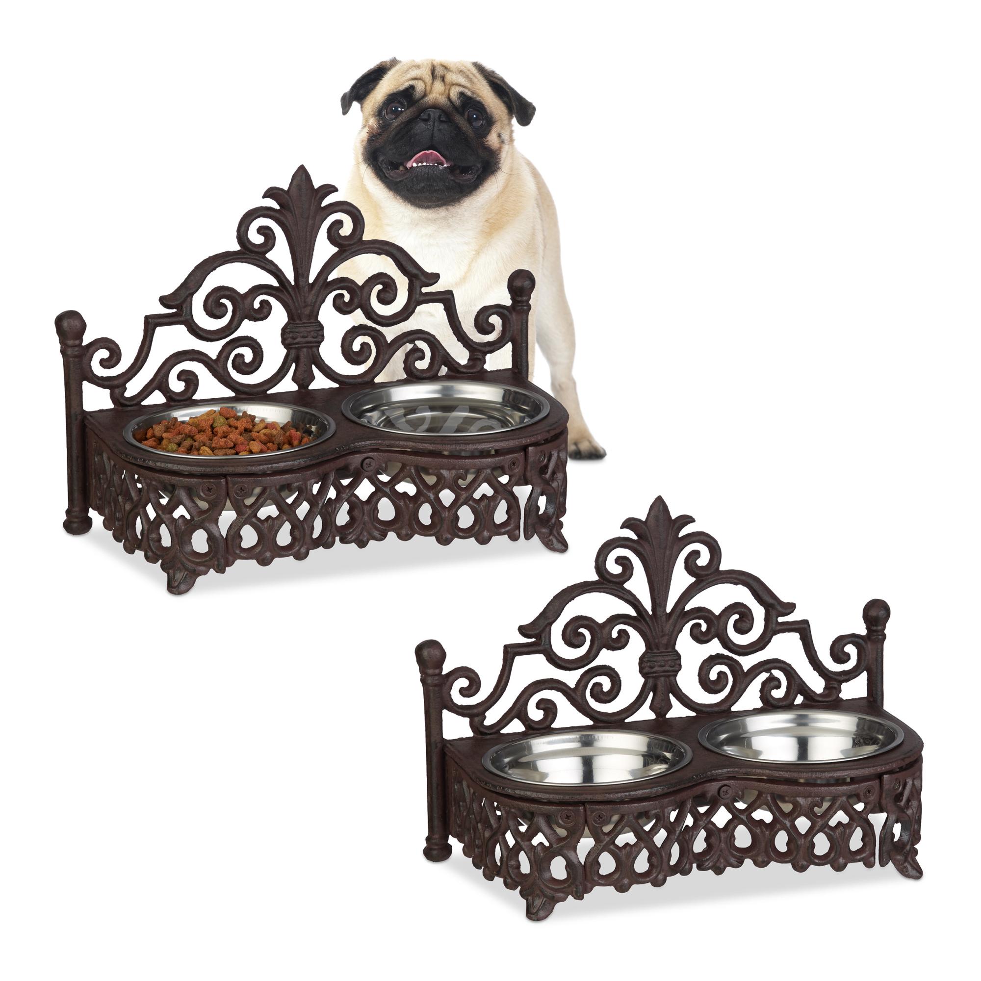 Ciotola Per Cani Ferplast Magnus 2 Litri | Plastica Riciclata Antiscivolo - Grigio - Foto 5