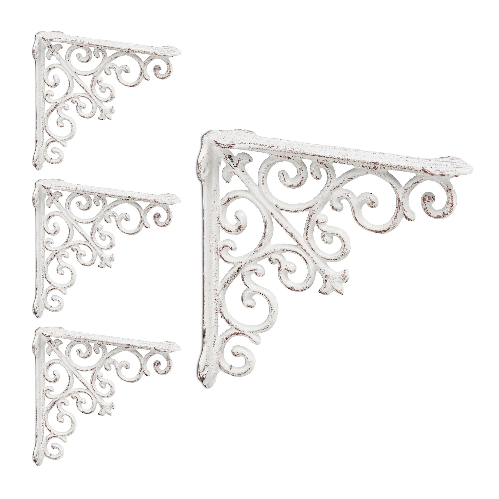 Supporti Mensola Autoadesivi Trasparenti 8 Pezzi - 15x7 Cm, Portata 10 Kg Ciascuno - Foto 13