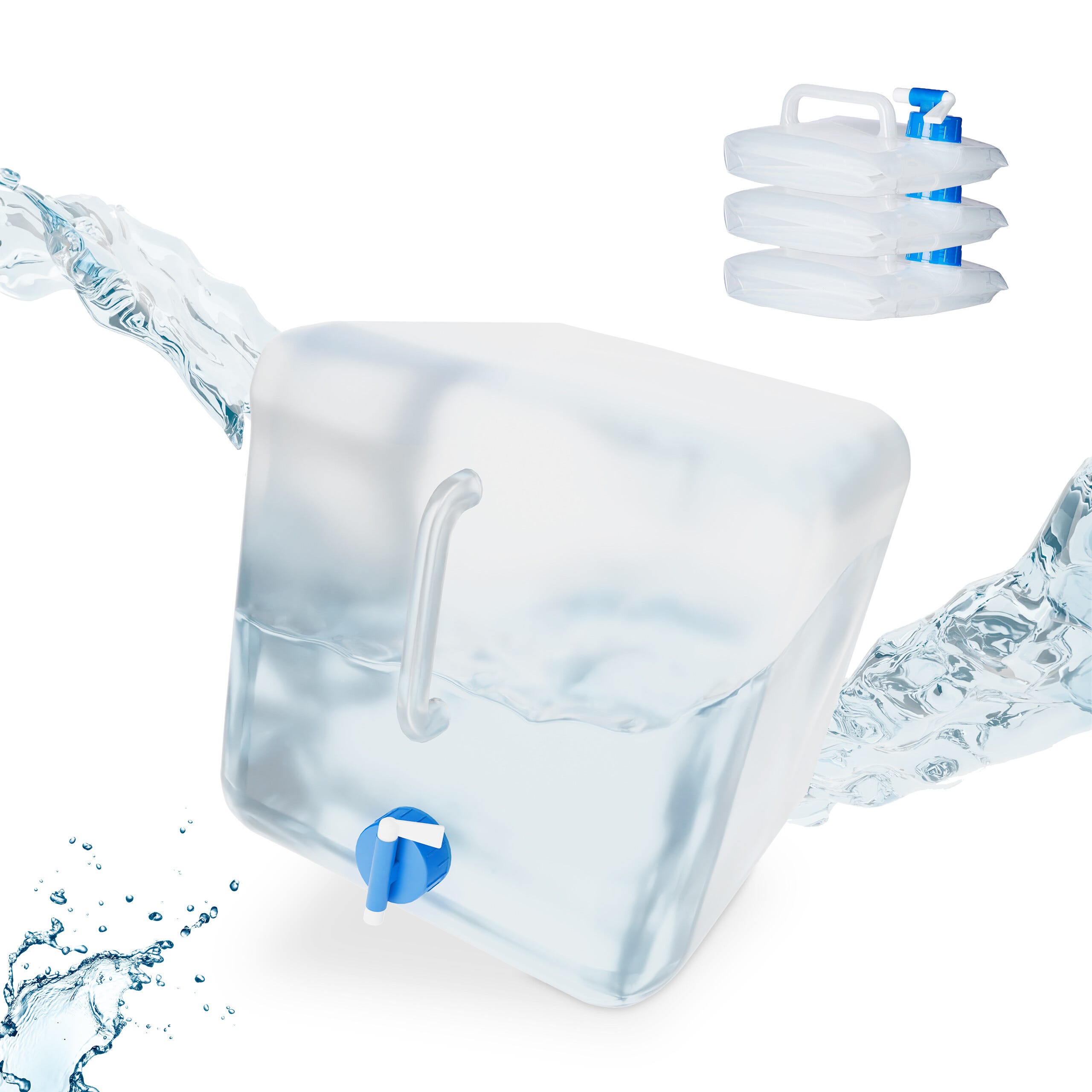 Bidon D'eau Pliable, Bidon D'eau Pliable En Plastique Pratique à