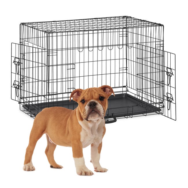 Cage à chien - pliable - 60 x 43 x 49 cm Cage d'intérieur pour chien Caisse  de t