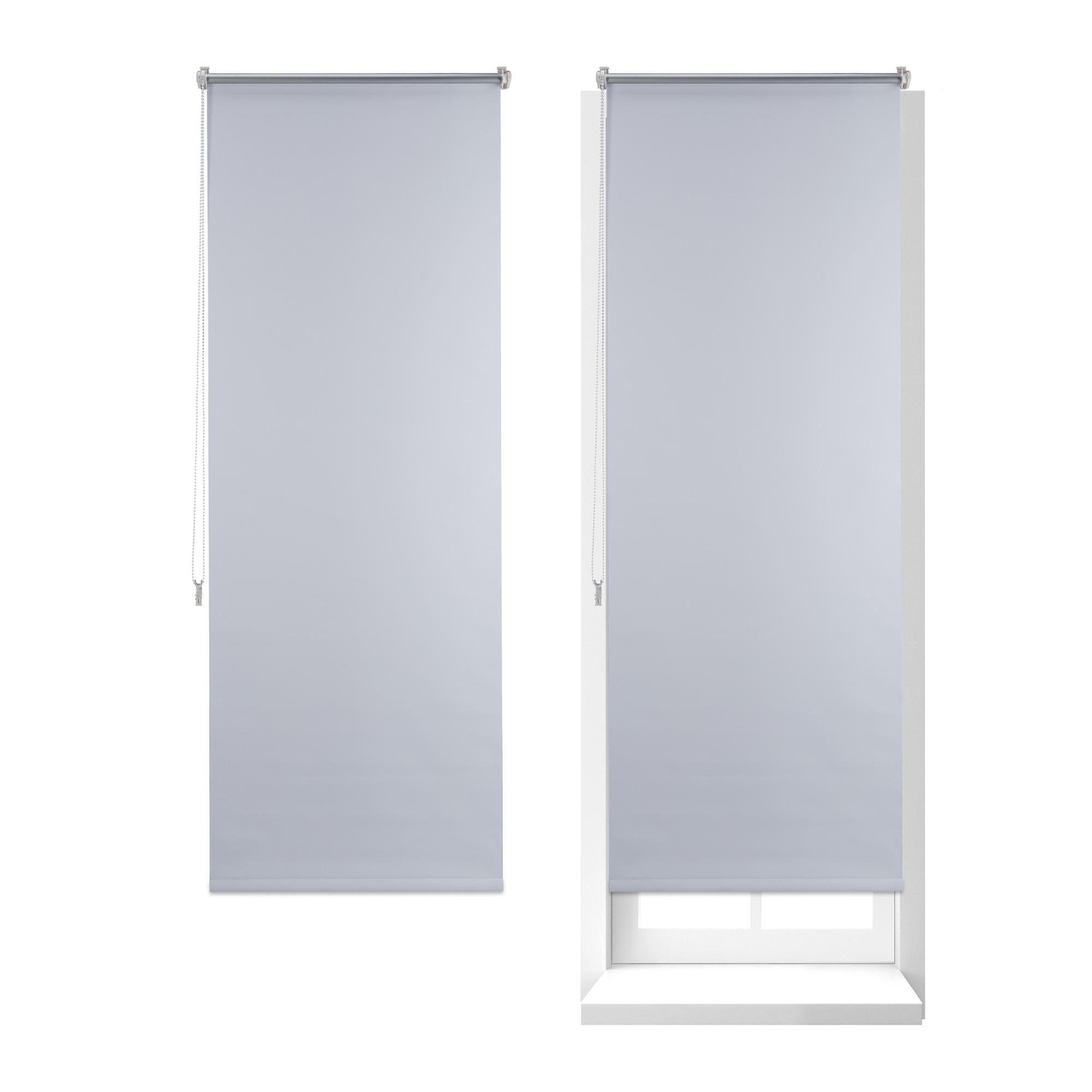 Tenda Oscurante Laneetal Con Occhielli – Termica E Isolante 117x138 Cm Grigio Scuro, 1 Pannello Per Camera Da Letto - 3