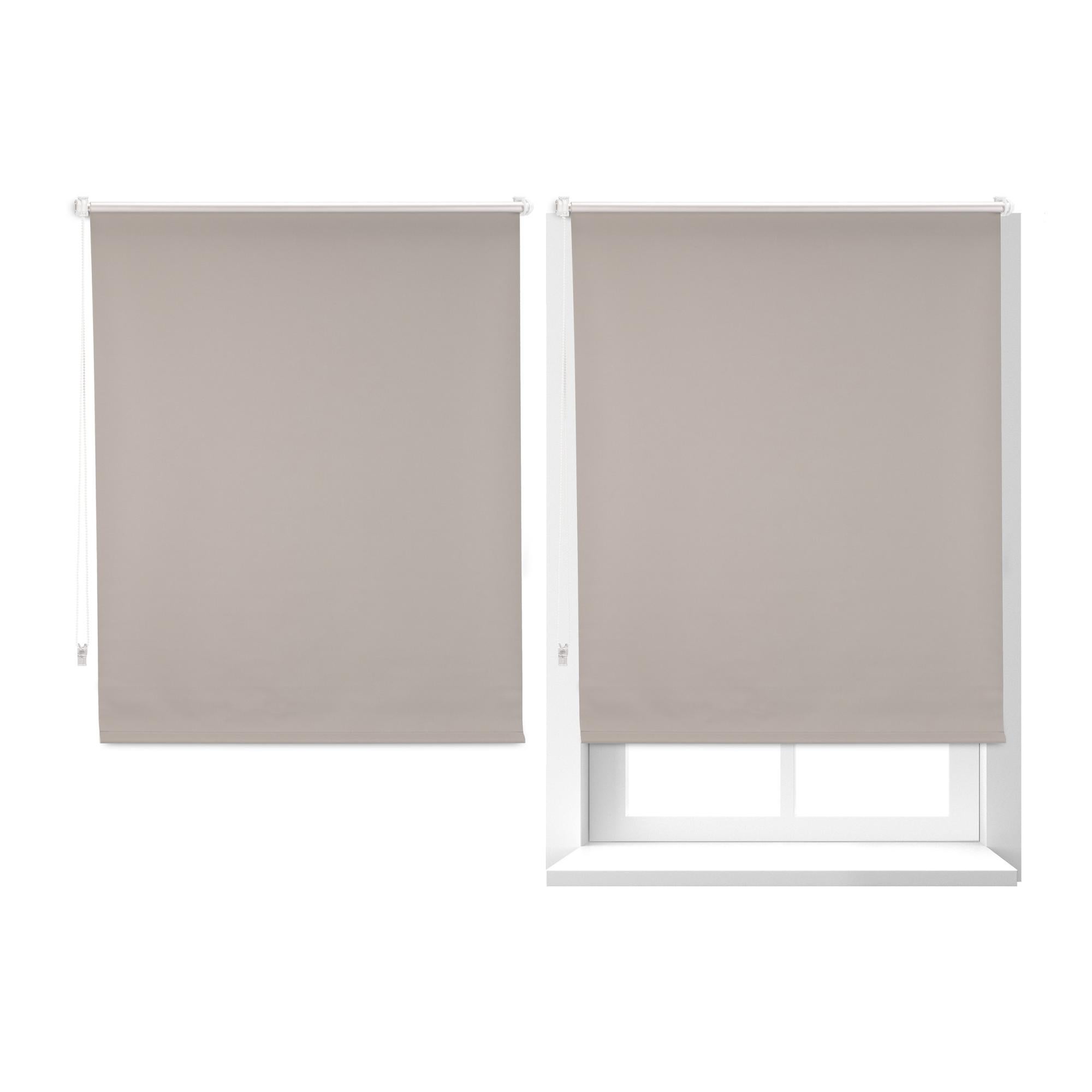Tenda A Rullo Termica Oscurante 145x220 Cm - Bianco, Montaggio A Parete/Soffitto, Tessuto 100% Oscurante E Termoriflettente