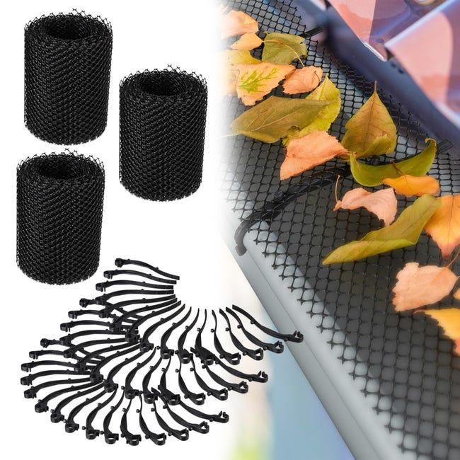 Protezione Della Grondaia Griglia Fogliame Per HaGa 100mmx125mm 305608963825 - Foto 14