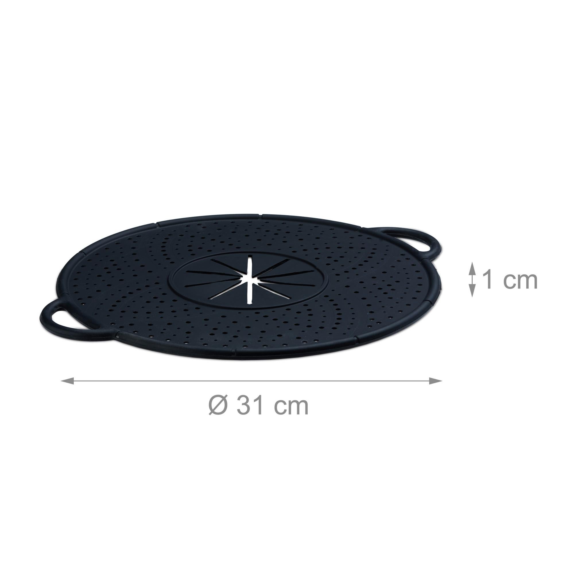 Tappetino In Silicone Alimentare Multiuso 30,5x20,6 Cm – Resistente Al Calore (fino A 260°C), Antiscivolo, Per Scolapiatti E Sottopentola, Grigio