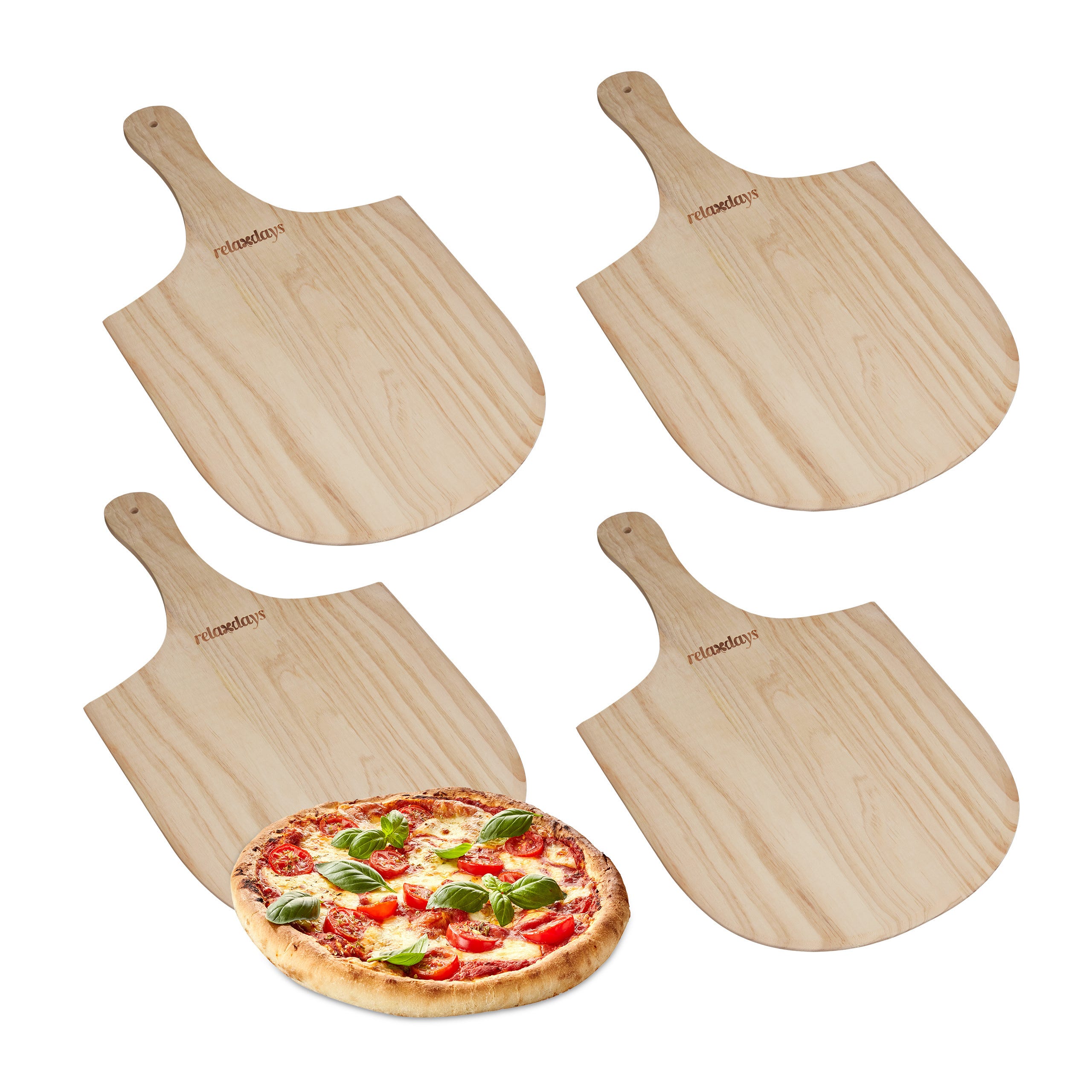 H&H - Paletta per pizza in legno