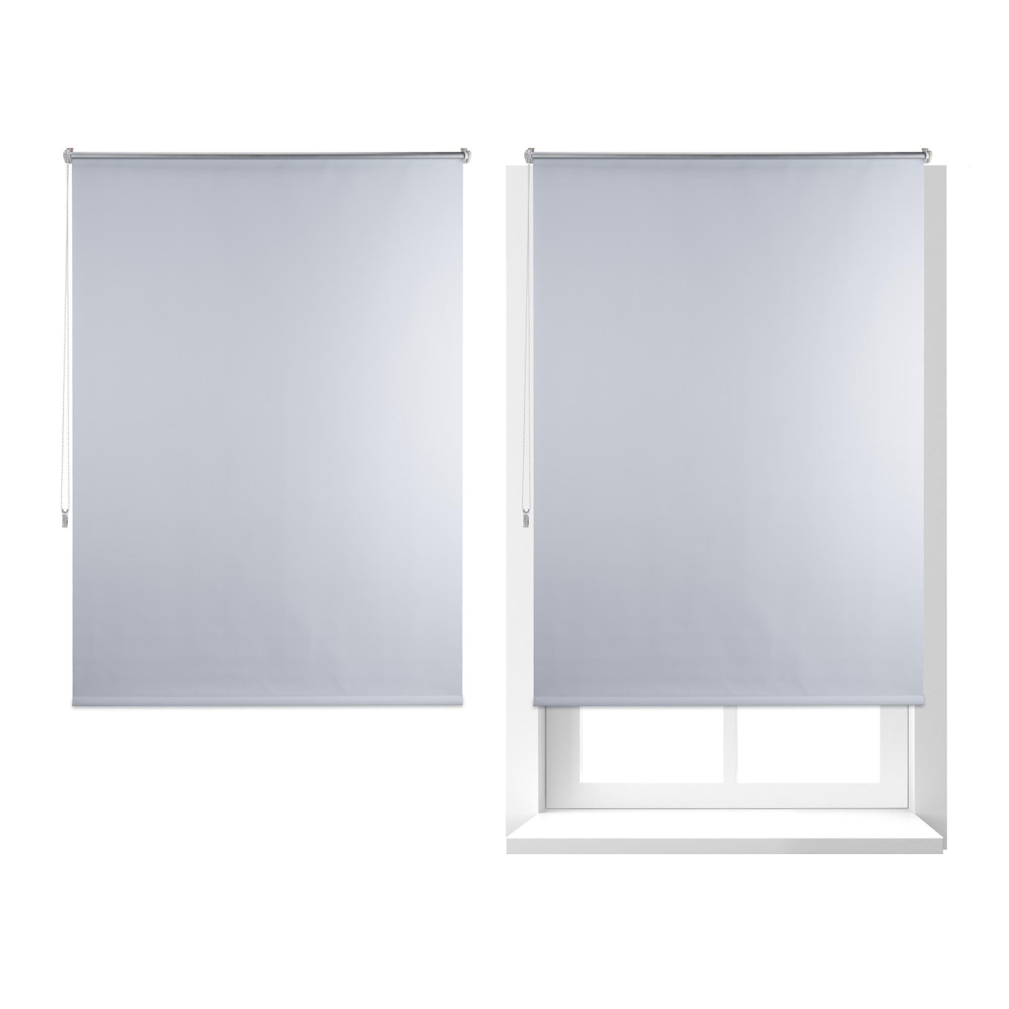 2x Tenda A Rullo Oscurante, 90x160 Cm, Tendina Termica, Isolante, Adesiva, Senza Fori, Per