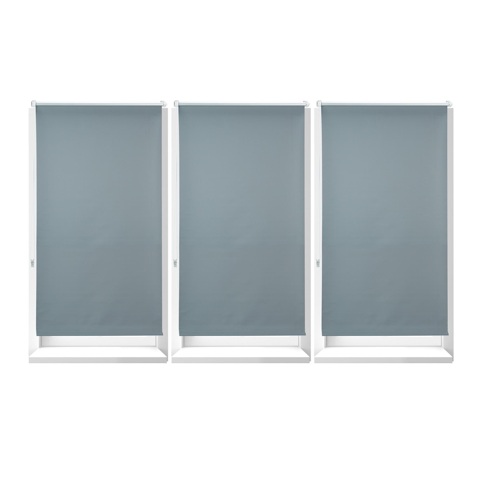 GARDINIA Tenda A Rullo Con Catenella Laterale, Installazione A Parete Soffitto Nicchia Trasparente Opaca Kit Di Montaggio Incluso Grigio 62 X 90048461