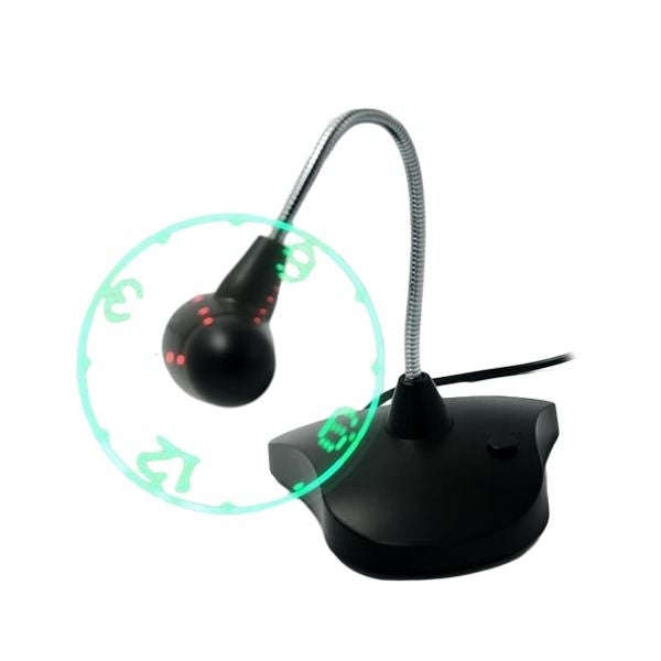 Ventilateur USB avec horloge LED : le ventilateur à Prix Carrefour
