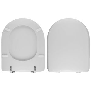 Trade Shop - Sedile Coprivaso Wc Water Copriwater Bagno Morbido Universale  Effetto Pelle 3,5