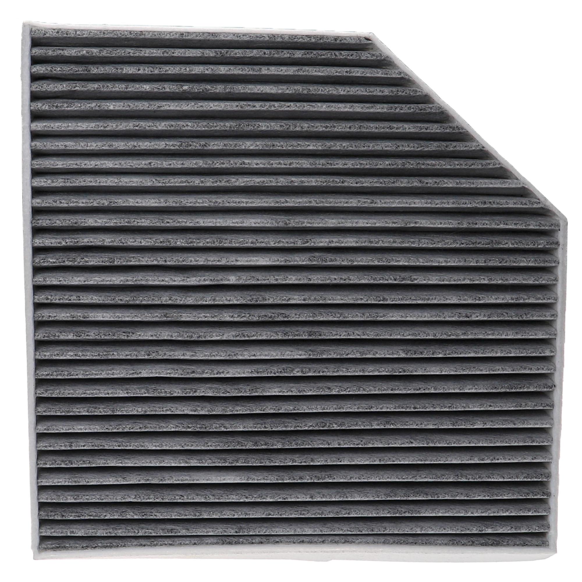 Vhbw Filtro Ai Carboni Attivi Per Frigorifero – Sostituisce AEG 2081625010 E 2081625036 – Elimina Gli Odori, Dimensioni 13x10,3x1 Cm