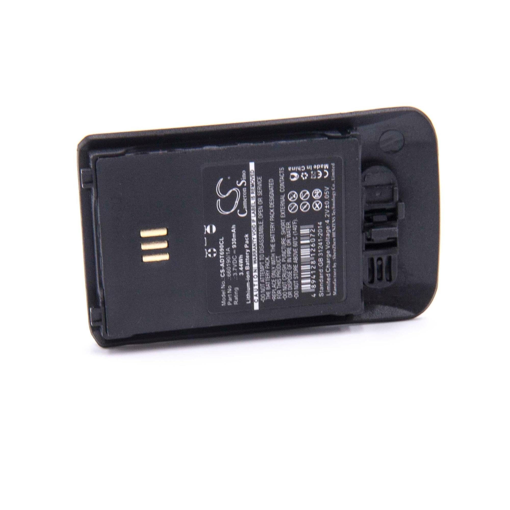 5 Batteries De Rechange Pour Téléphone Fixe Sans Fil Avaya (660190/R2B, 0486515...) - 900mAh, 3,7V Li-ion - 8