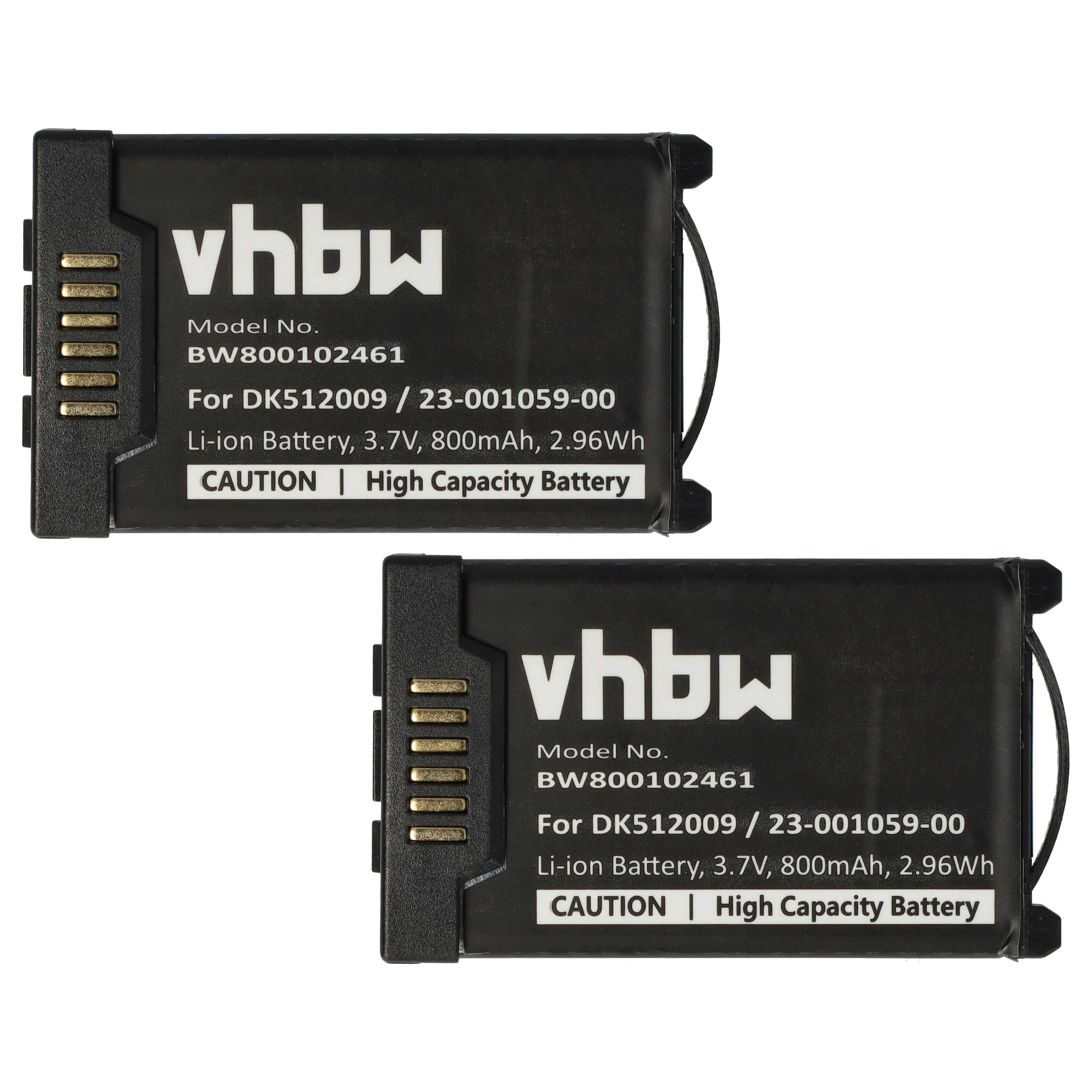 Vhbw batterie compatible avec Mitel 600d, 612d, 622d, 632d combiné  téléphonique téléphone fixe (800mAh, 3,7V, Li-Ion)
