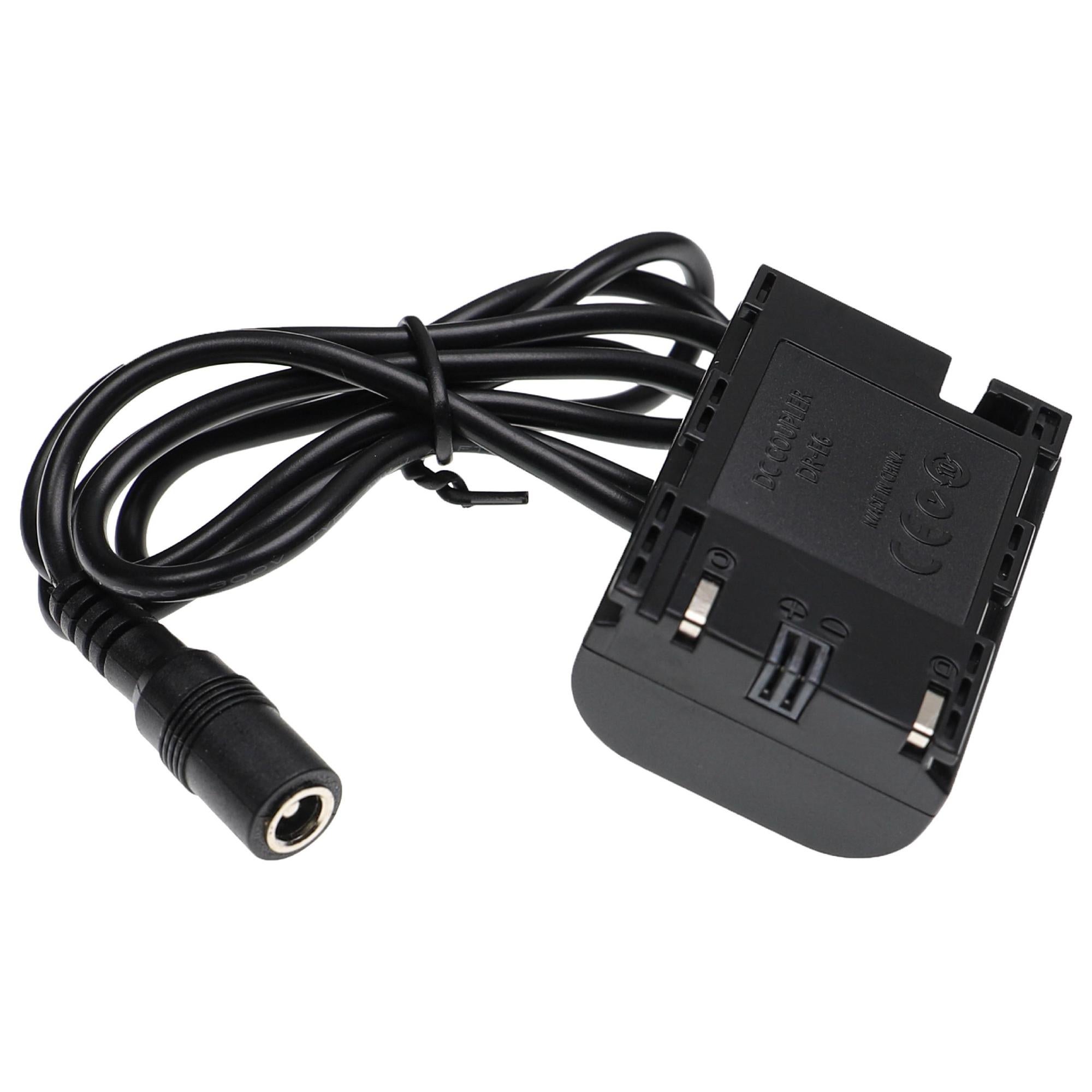 Adaptateur Secteur Faux-Batterie Vhbw Pour Canon DR-E10 - Alimentation Continue Appareil Photo, Studio, Streaming - 4