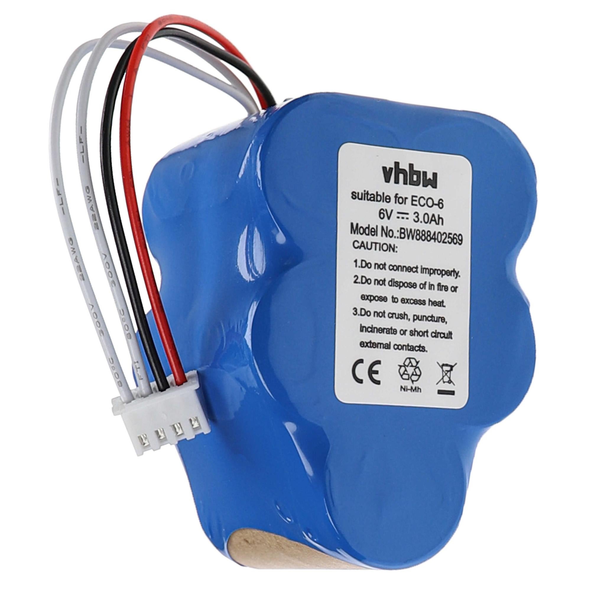 vhbw Batterie compatible avec XH 2.54 2P connecteur pour modéle RC par ex. voiture de course avion (300mAh, 3,7V, Li-polymère, 34 x 20 x 8,5 mm