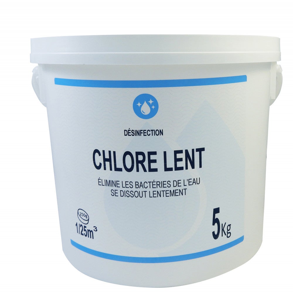 Chlore Lent Galets de 250g (5 kg) - VP Boutique