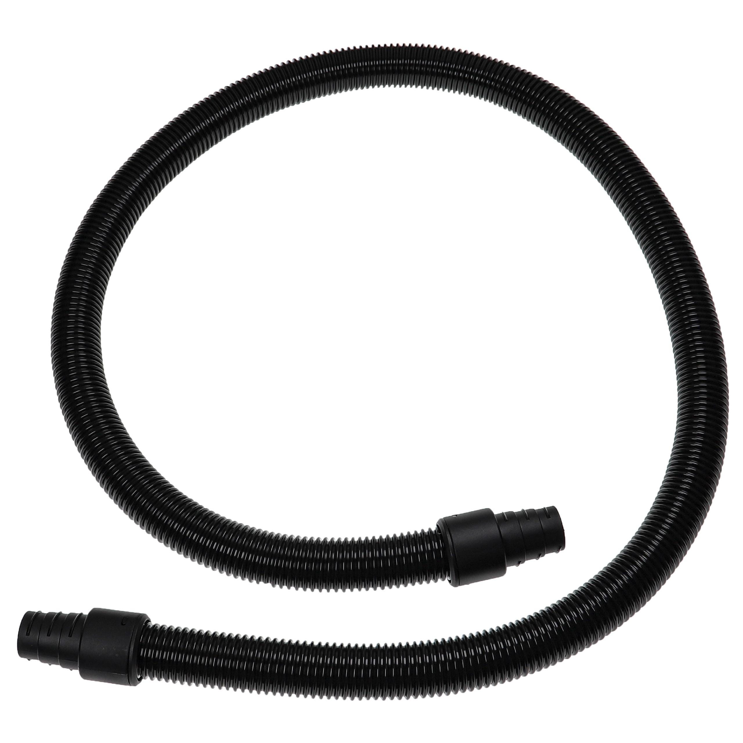 Vhbw tubo di ricambio flessibile universale per comuni aspirapolvere - 2 m  nero, ø 32 mm / 35 mm / 38 mm