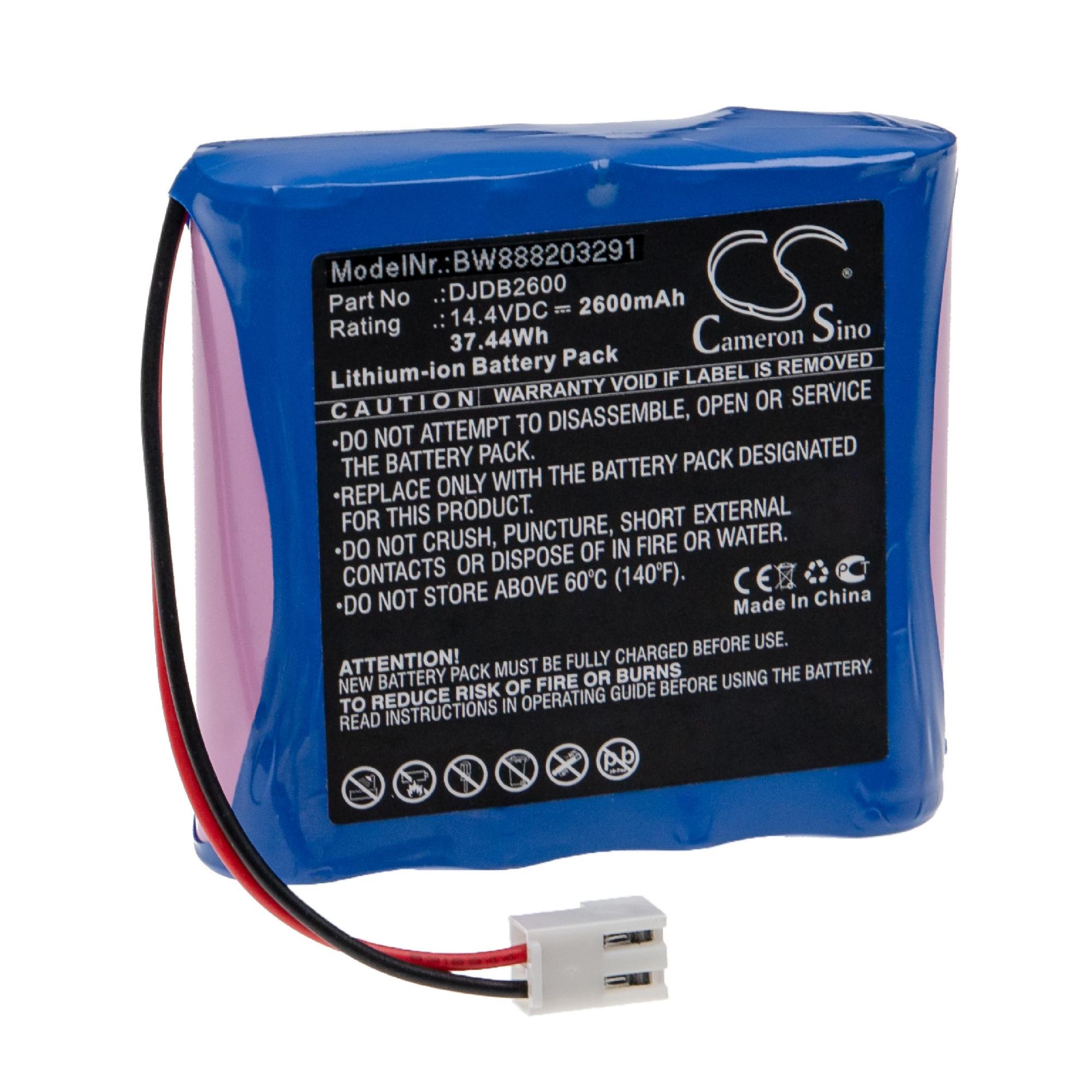 Vhbw Batterie compatible avec Comen CM-600, CM600 appareil médical