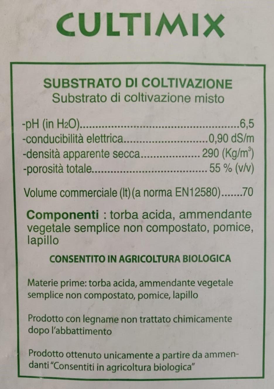 Terriccio Universale Biologico CULTIMIX LT.70 - Con Torba, Pomice E Fibra Di Cocco, Per Tutte Le Piante - Foto 6