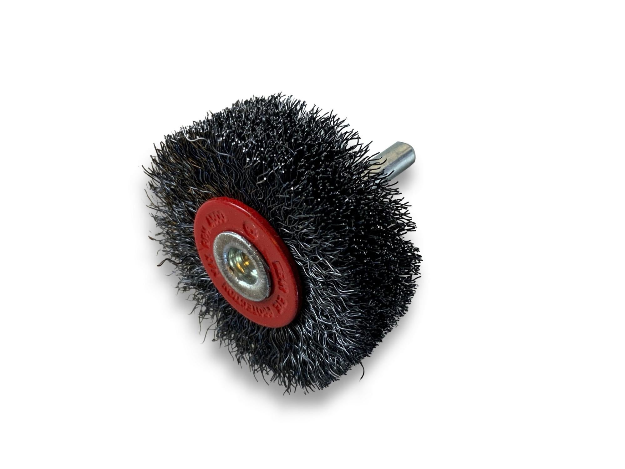 2 Brosses Métalliques Circulaires 75mm, Fils Torsadés, Pour Perceuse, Neuves