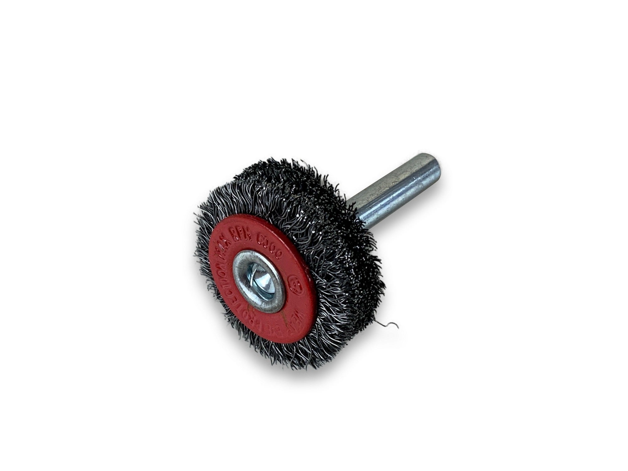 Brosse Rotative Circulaire M Tallique Sur Tige Mm Fil Acier