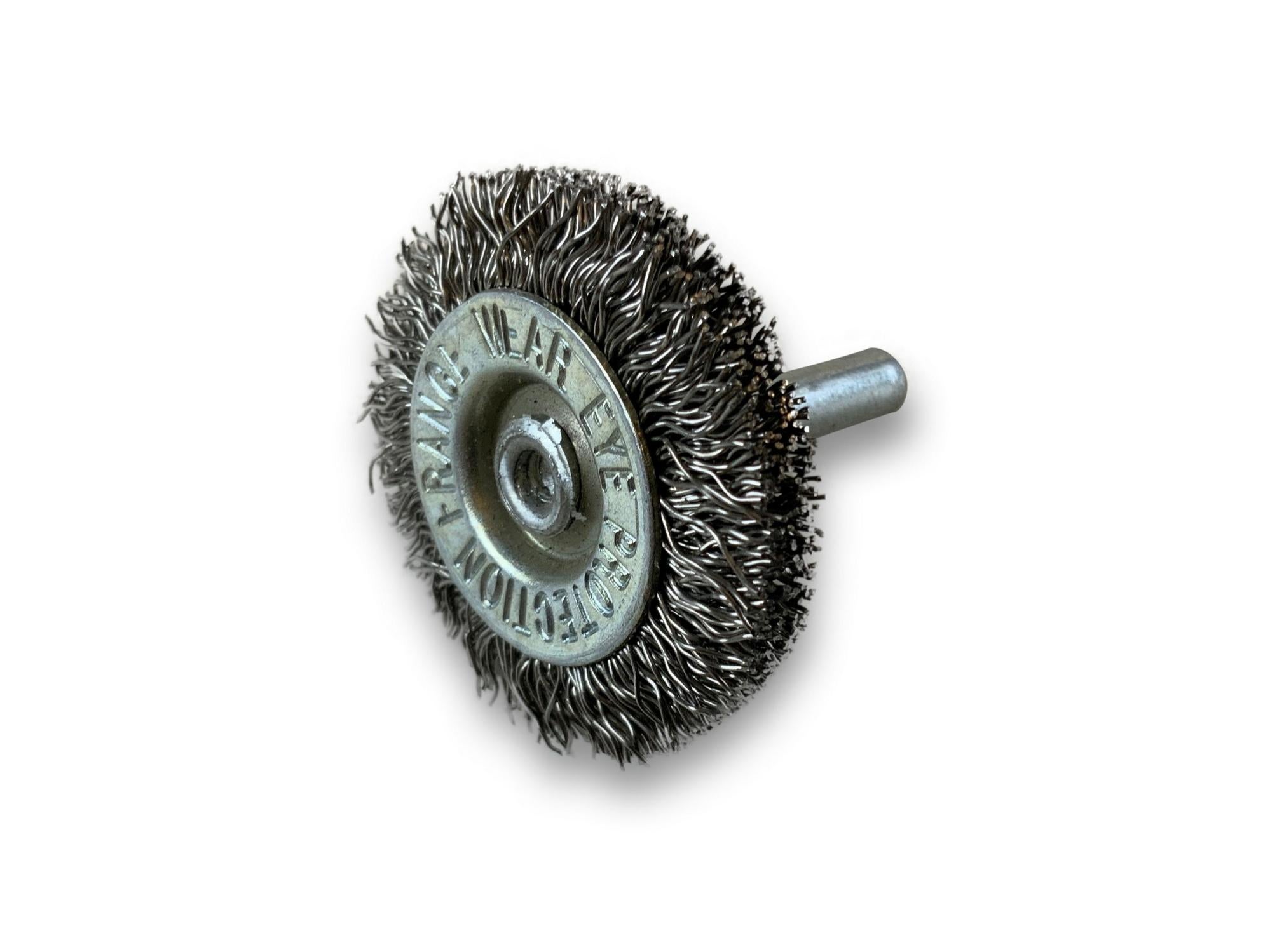 Lot De 10 Brosses Rotatives Circulaires Métalliques Sur Tige 60 Mm | Fil Acier Souple 0,20