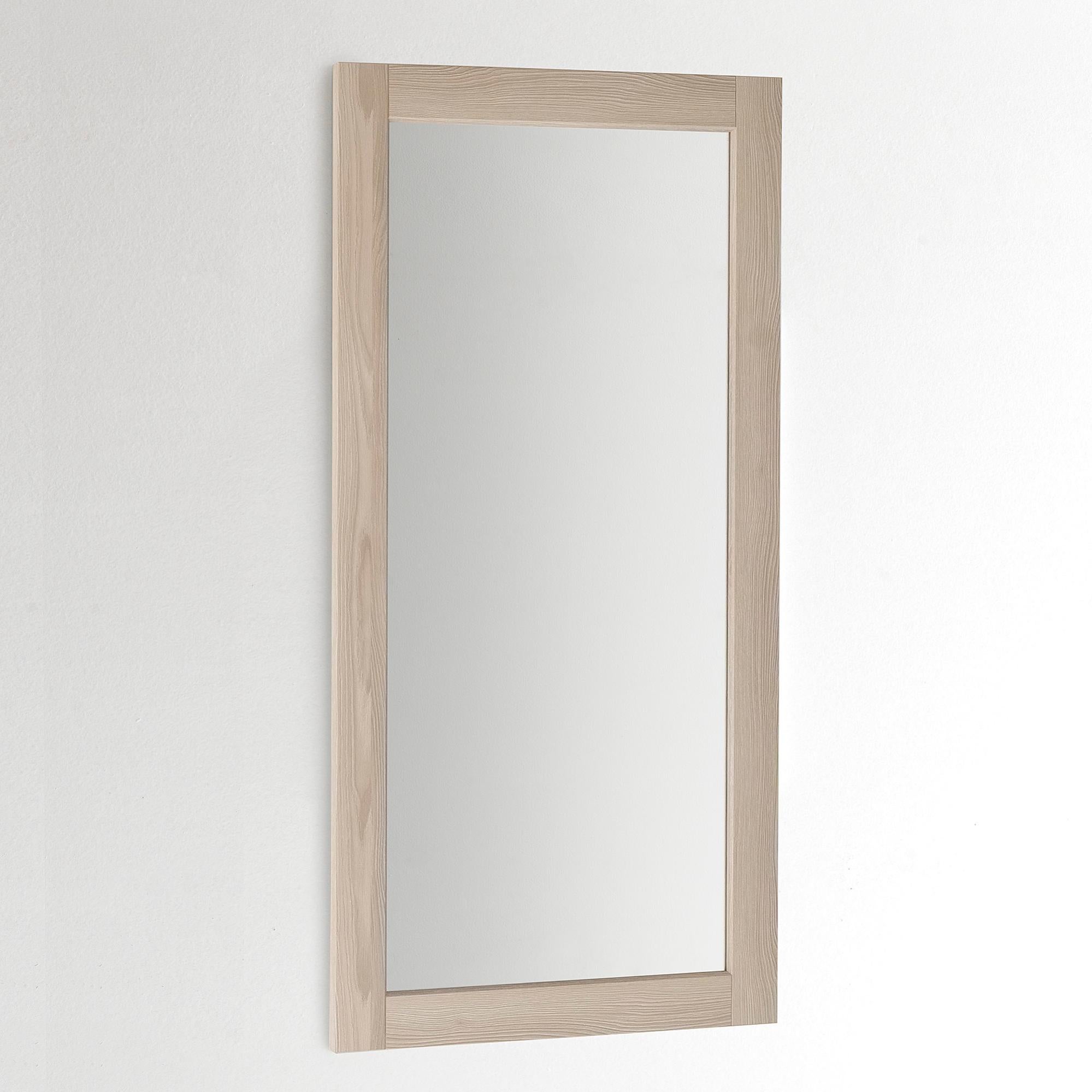 Specchiera Da Parete 160x60 Cm Frassino Crema - Made In Italy, Appoggio A Terra O Muro - Foto 10
