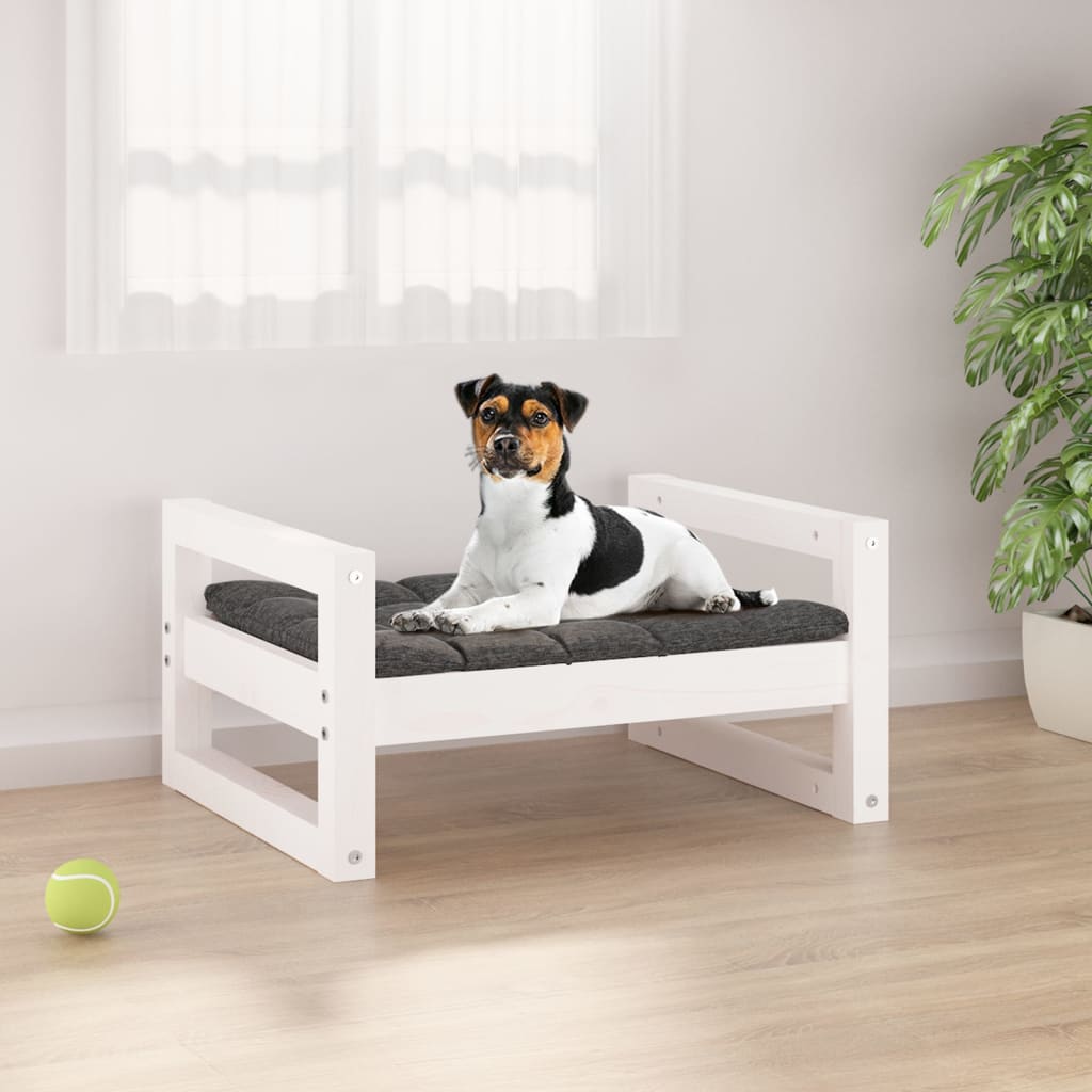 VidaXL Cama para perros madera maciza de pino 55,5x45,5x28 cm | Leroy Merlin