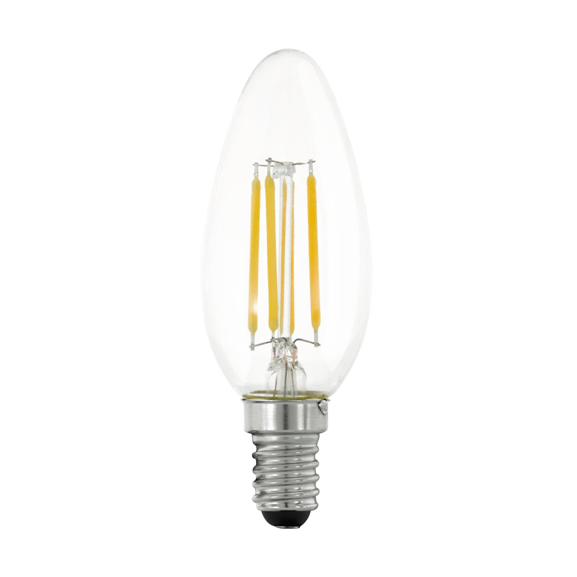 Ampoule EGLO LED E14 à filament, forme bougie avec variateur mural