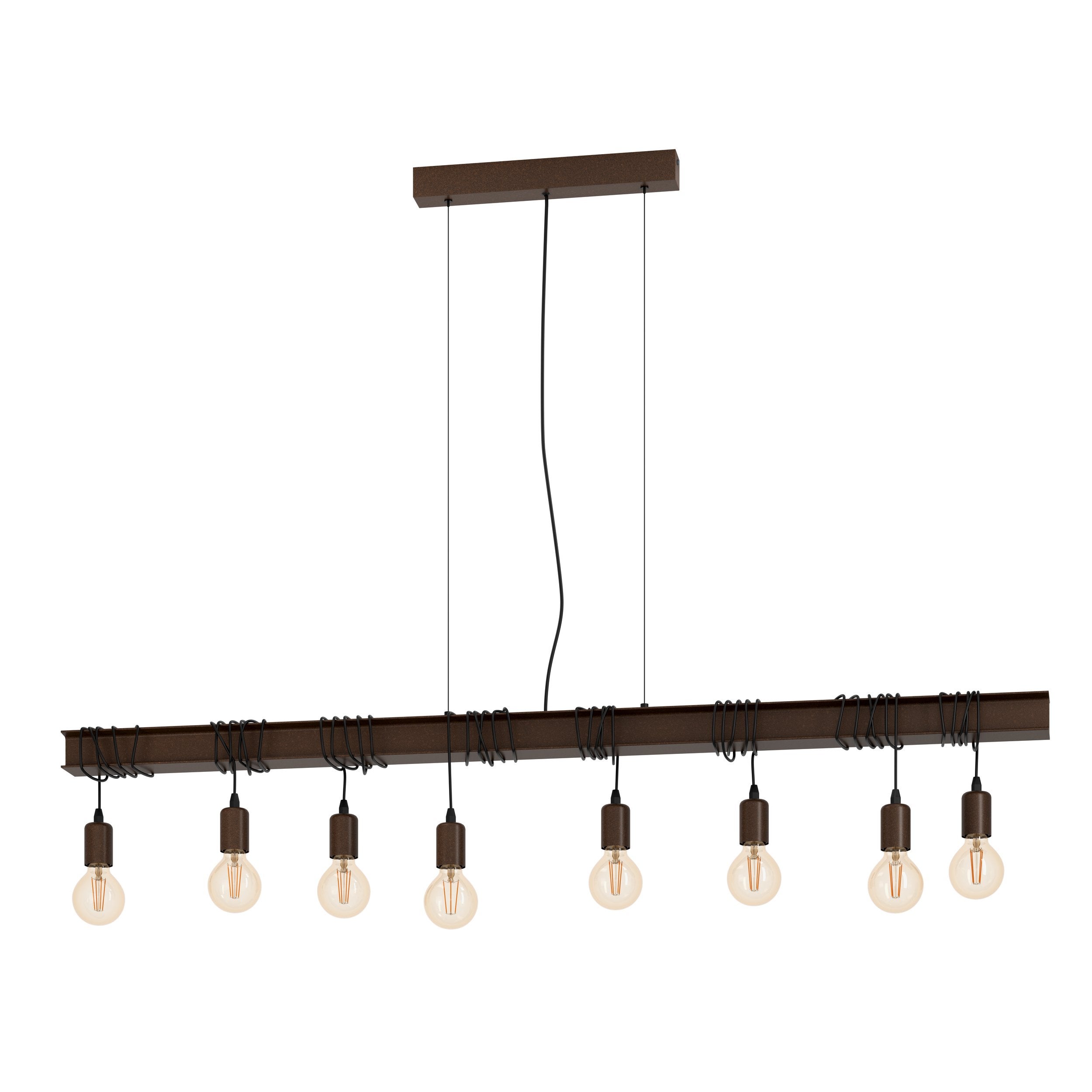 Luminaire En Suspension EGLO Suspension Industrielle TOWNSHEND 4 En ...